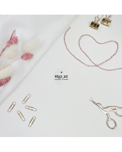 Aufkleber "wear me with love"