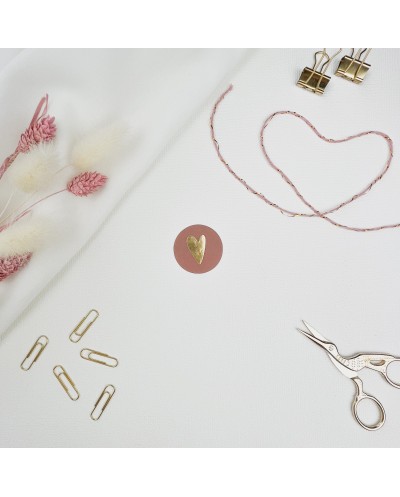 Aufkleber Herz Warm Red