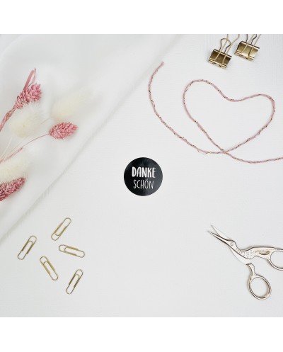 Aufkleber "Danke schön"