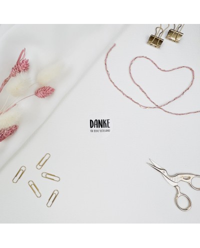 Aufkleber "Danke für deine Bestellung"