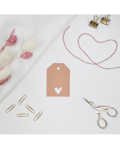 Geschenkanhänger rosa Herz