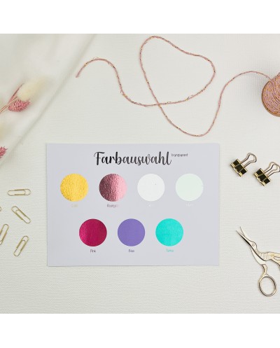 Geburtsposter | Geburtstafel veredelt mit Goldfolie