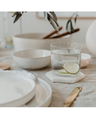 Trinkglas im 2er Set Selflove schwarz