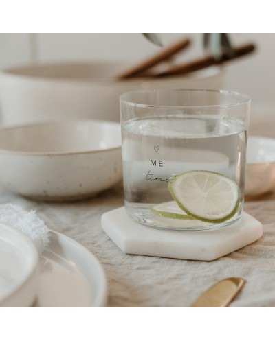 Trinkglas im 2er Set Selflove schwarz