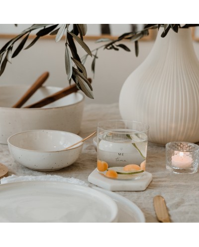 Trinkglas im 2er Set Selflove schwarz