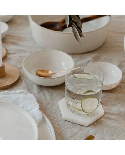 Trinkglas im 2er Set Selflove schwarz