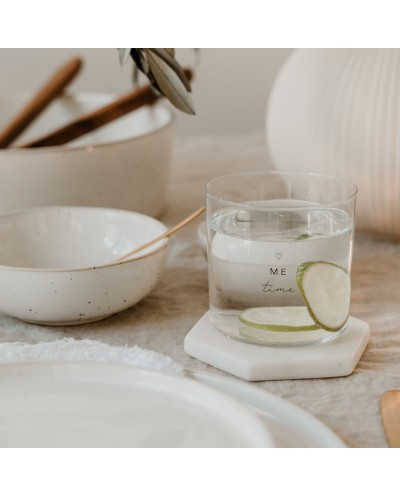 Trinkglas im 2er Set Selflove schwarz