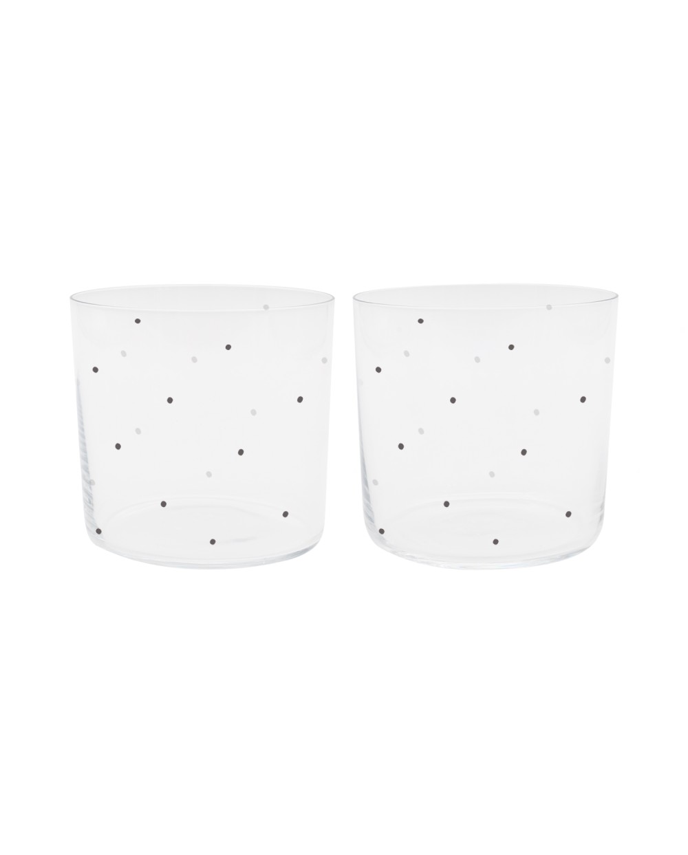Trinkglas im 2er Set Punkte
