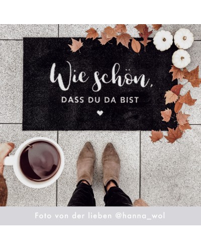 Waschbare Fußmatte Wie schön 75 x 45cm