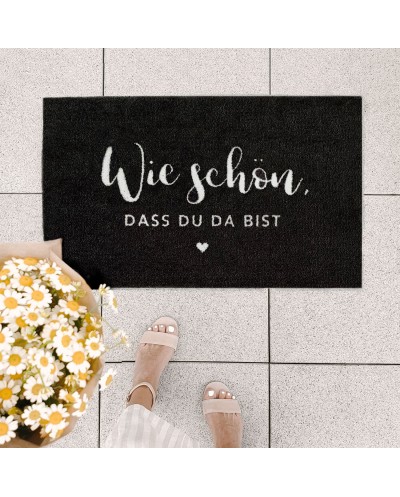 Waschbare Fußmatte Wie schön 75 x 45cm