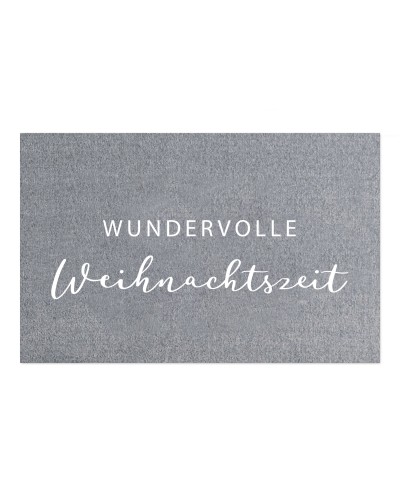 Waschbare Fußmatte Wundervolle Weihnachtszeit 75 x 45cm