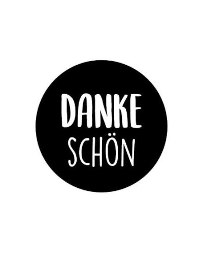 Aufkleber "Danke schön"