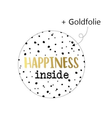 Aufkleber "Happiness Inside"
