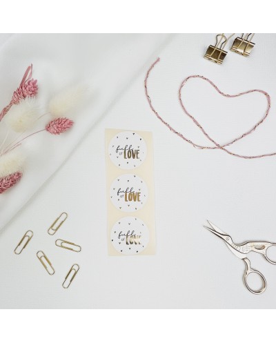 Aufkleber "full of love"