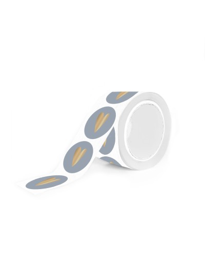 Aufkleber Herz Ice Blue