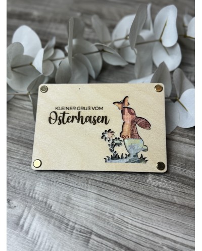 Geldgeschenk-Karte "Kleiner Gruß vom Osterhasen"