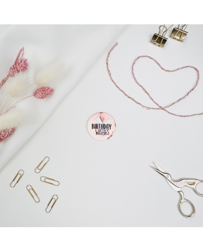 Aufkleber "Birthday Wishes"